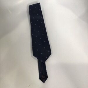 Hennessy couture New York navy blue floral neck tie men's one size vintage retro